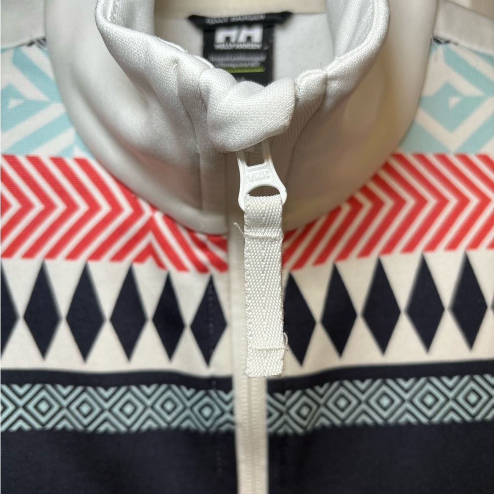 Helly Hansen HH - Graphic Long Sleeve Fleece Patterned Women's Jacket in Size M - Picture 5 of 11